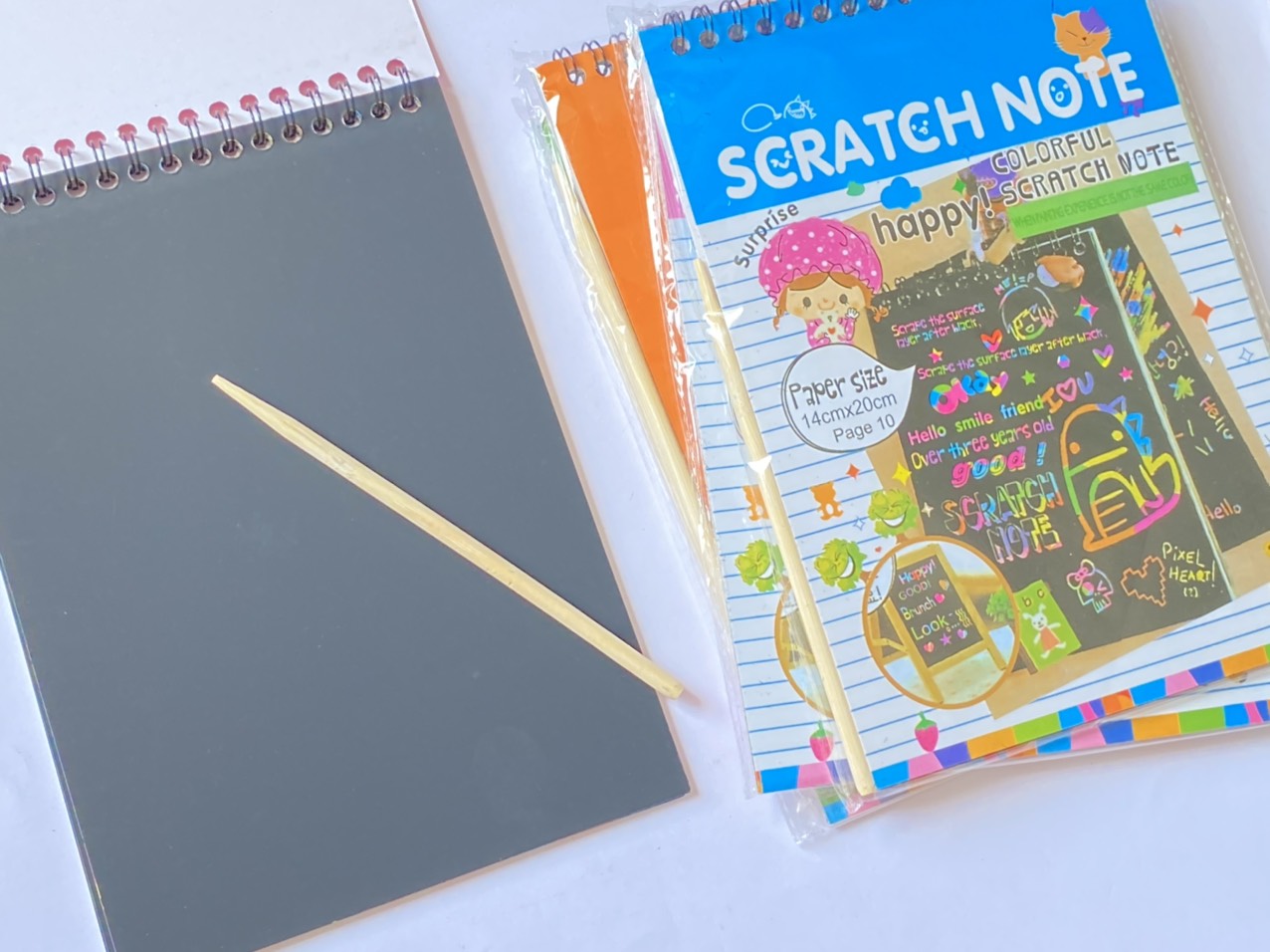 [HCM]Sổ Scratch Note – Sổ Than Ma Thuật Cầu Vồng A6