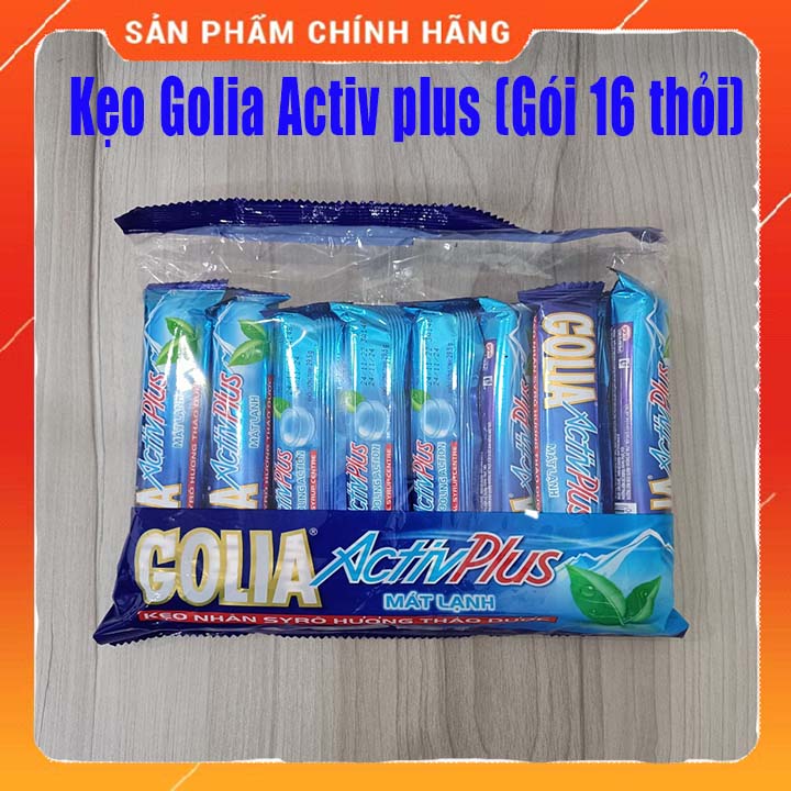 Kẹo Golia Activ plus ăn vặt (Gói 16 thỏi)