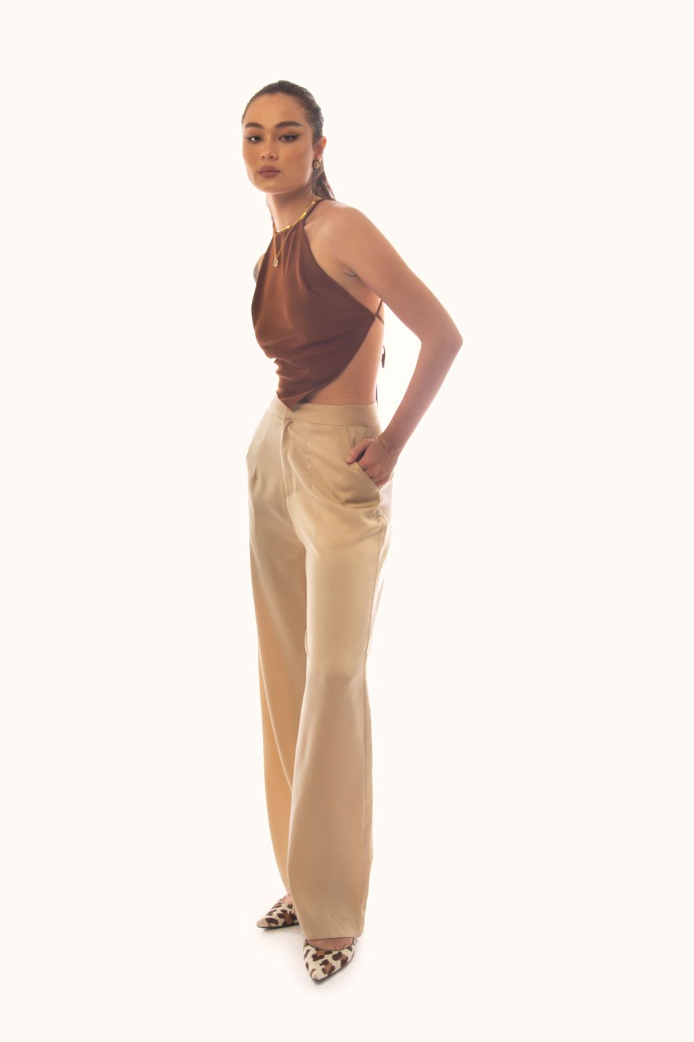 Quần Satin Yvonne Daphale