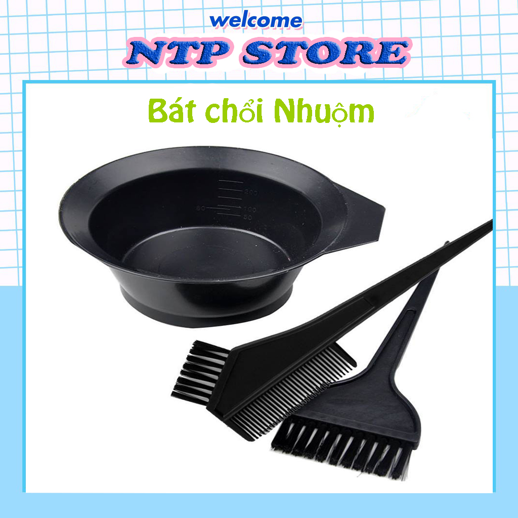 COMBO BÁT NHUỘM CHỔI NHUỘM TÓC CAO CẤP