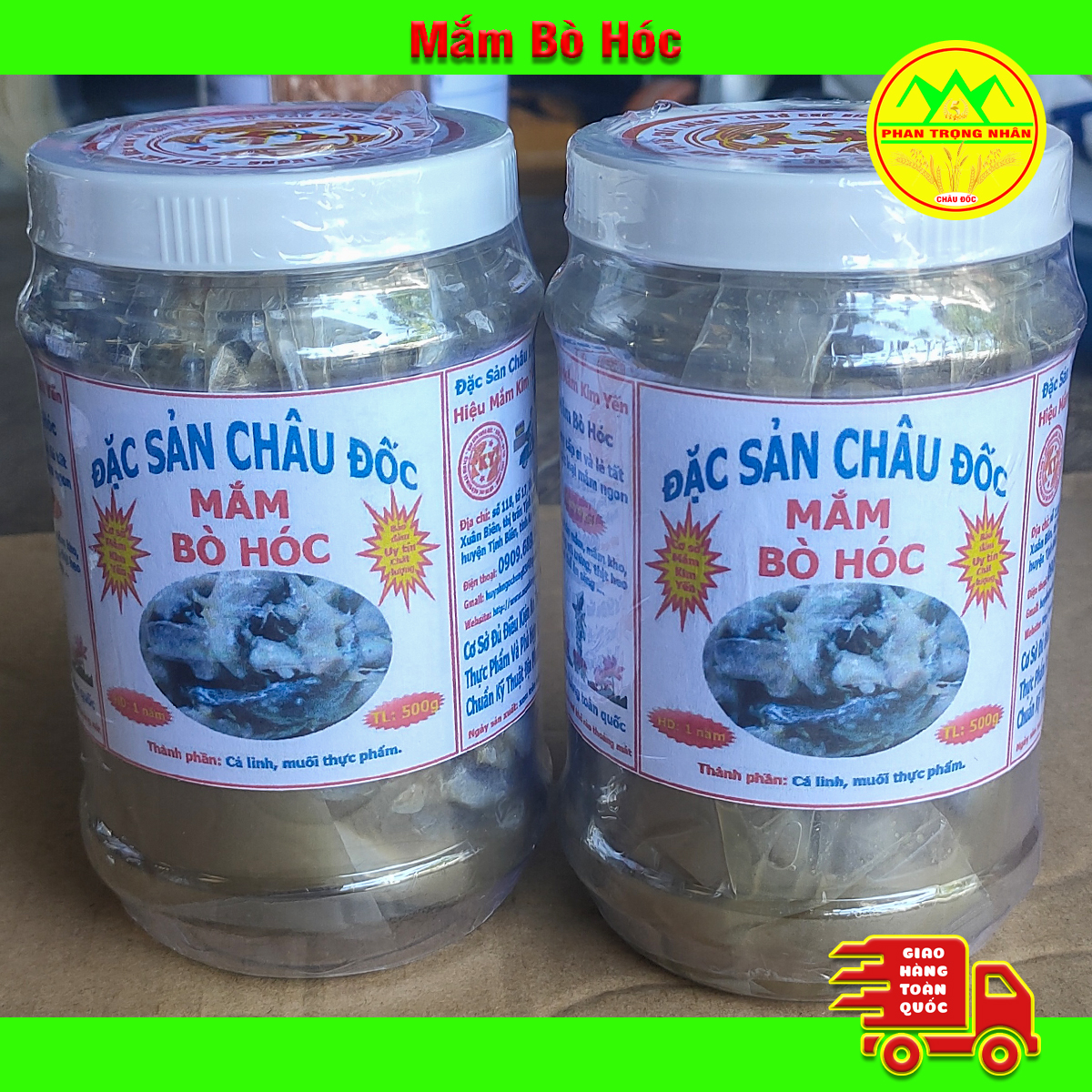 500gr Mắm Bò Hóc Cá Linh Châu Đốc
