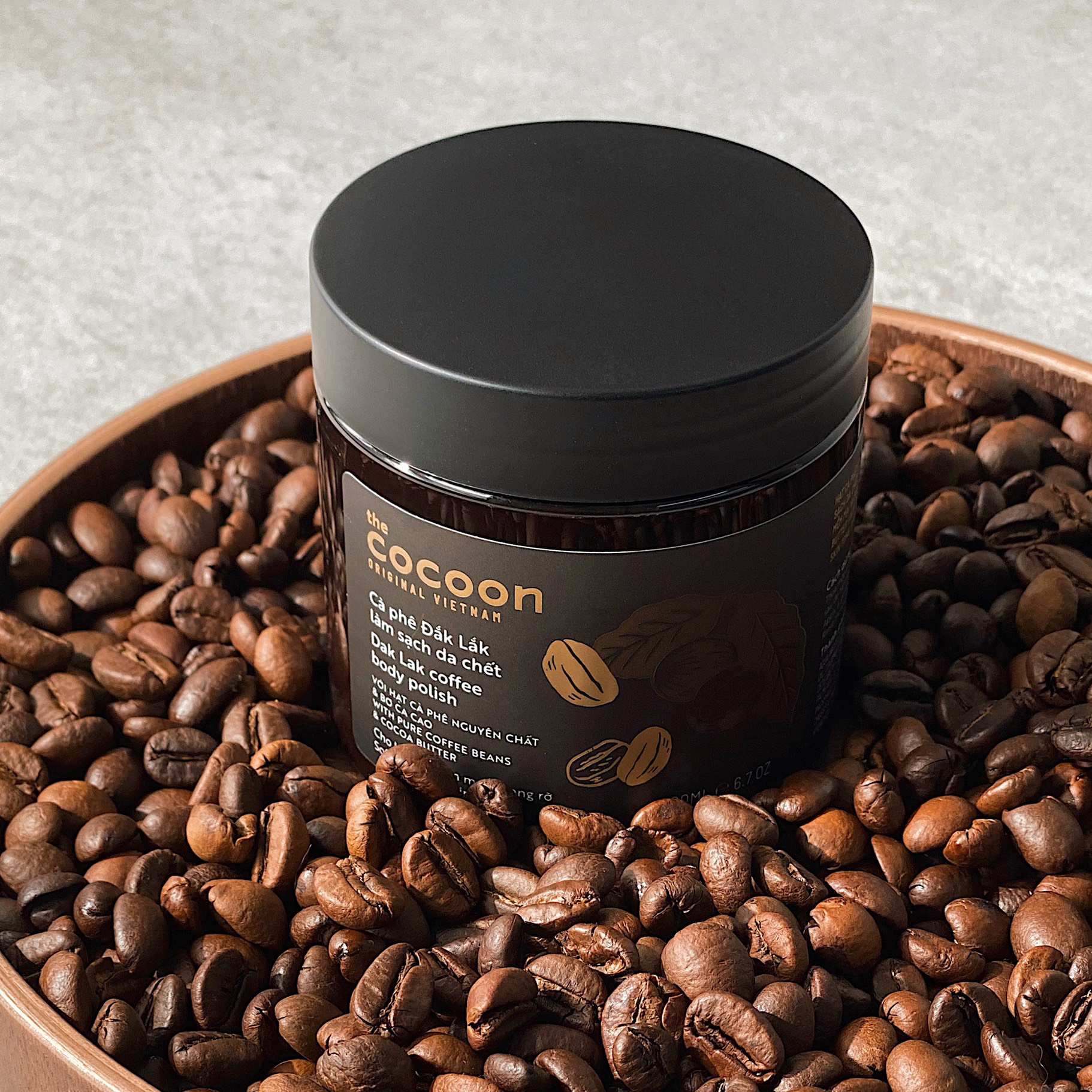 Cà phê tẩy da chết body Cocoon thuần chay