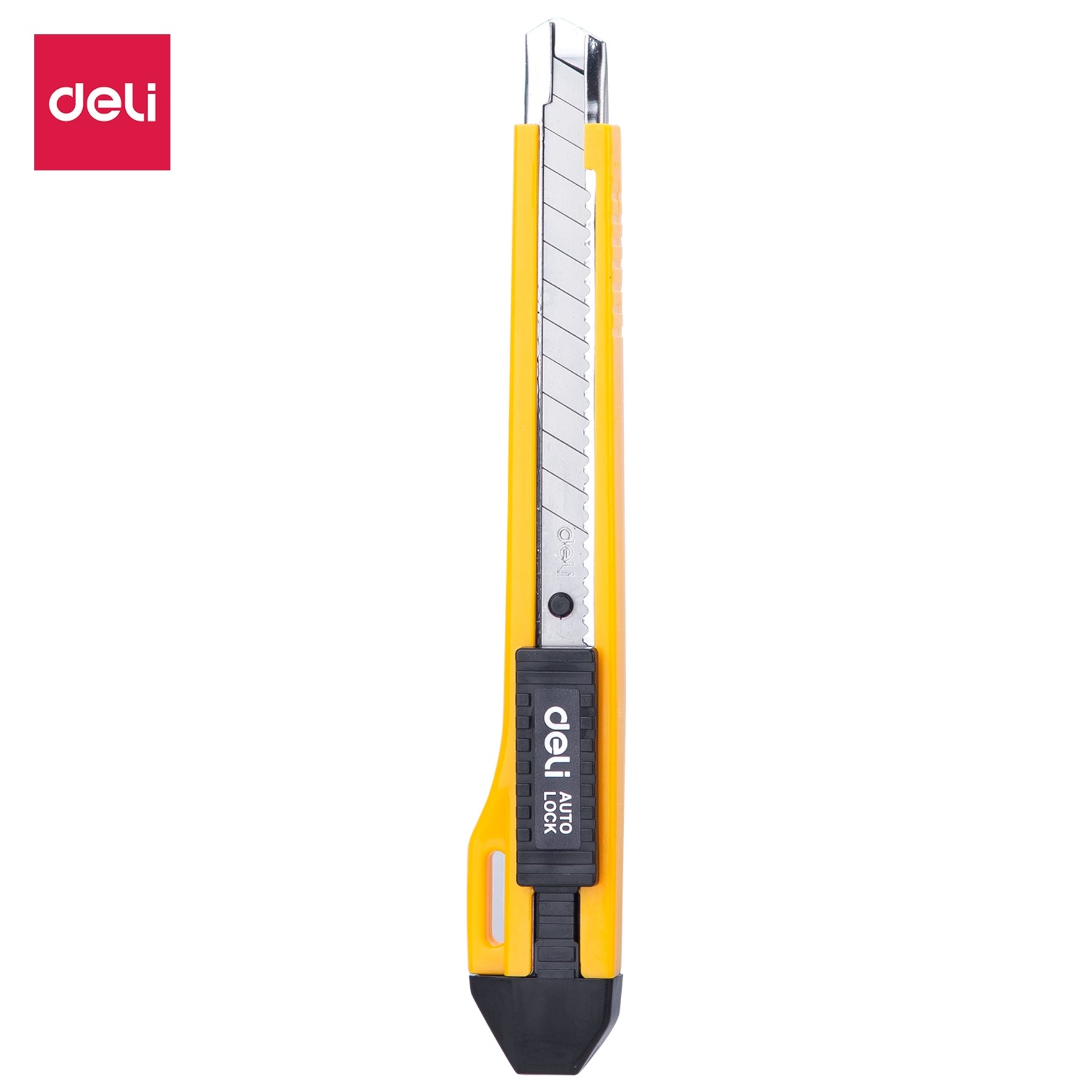 Dao rọc giấy trung Deli , Màu vàng - 1 cái E2031