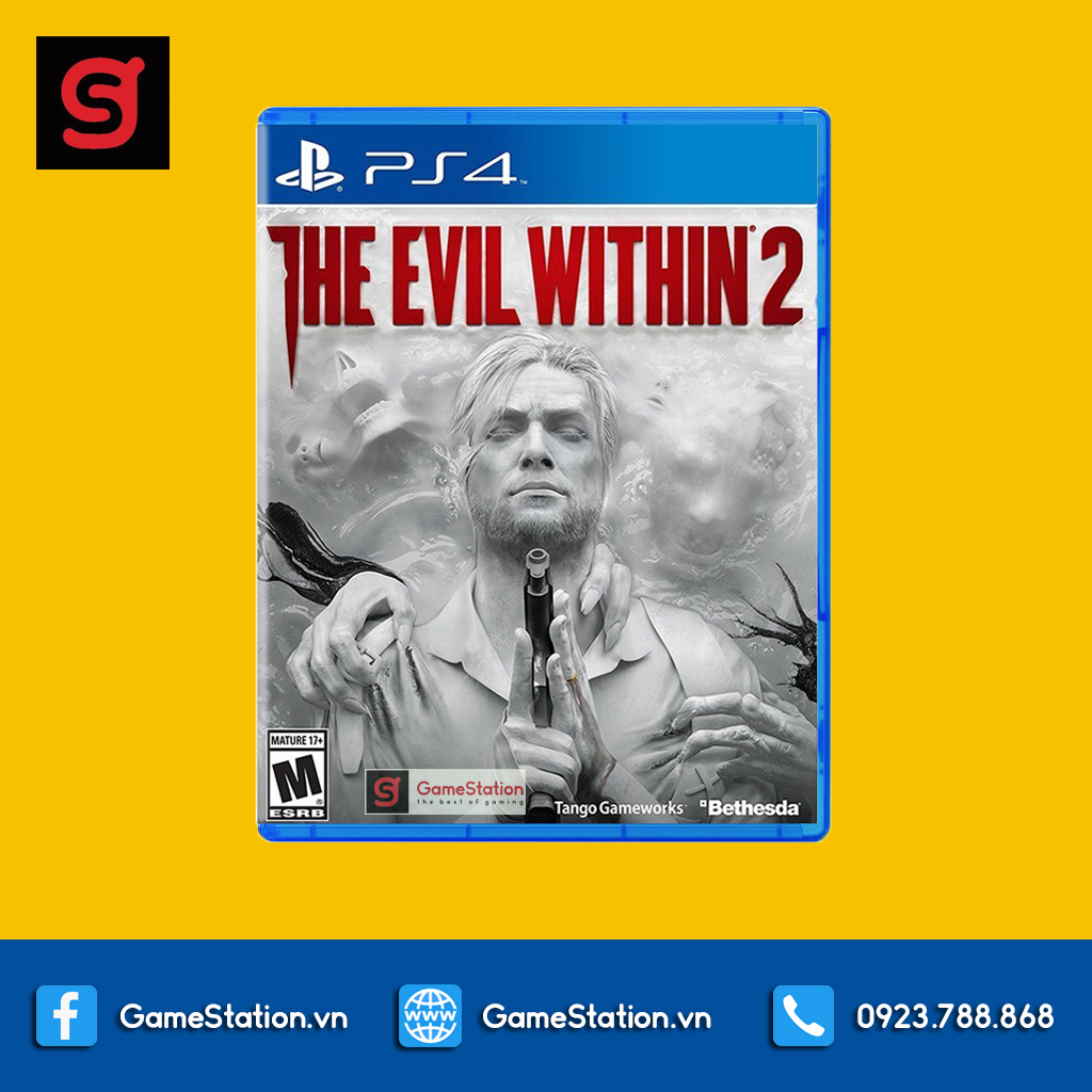 Đĩa Game PS4: The Evil Within 2 - hệ US