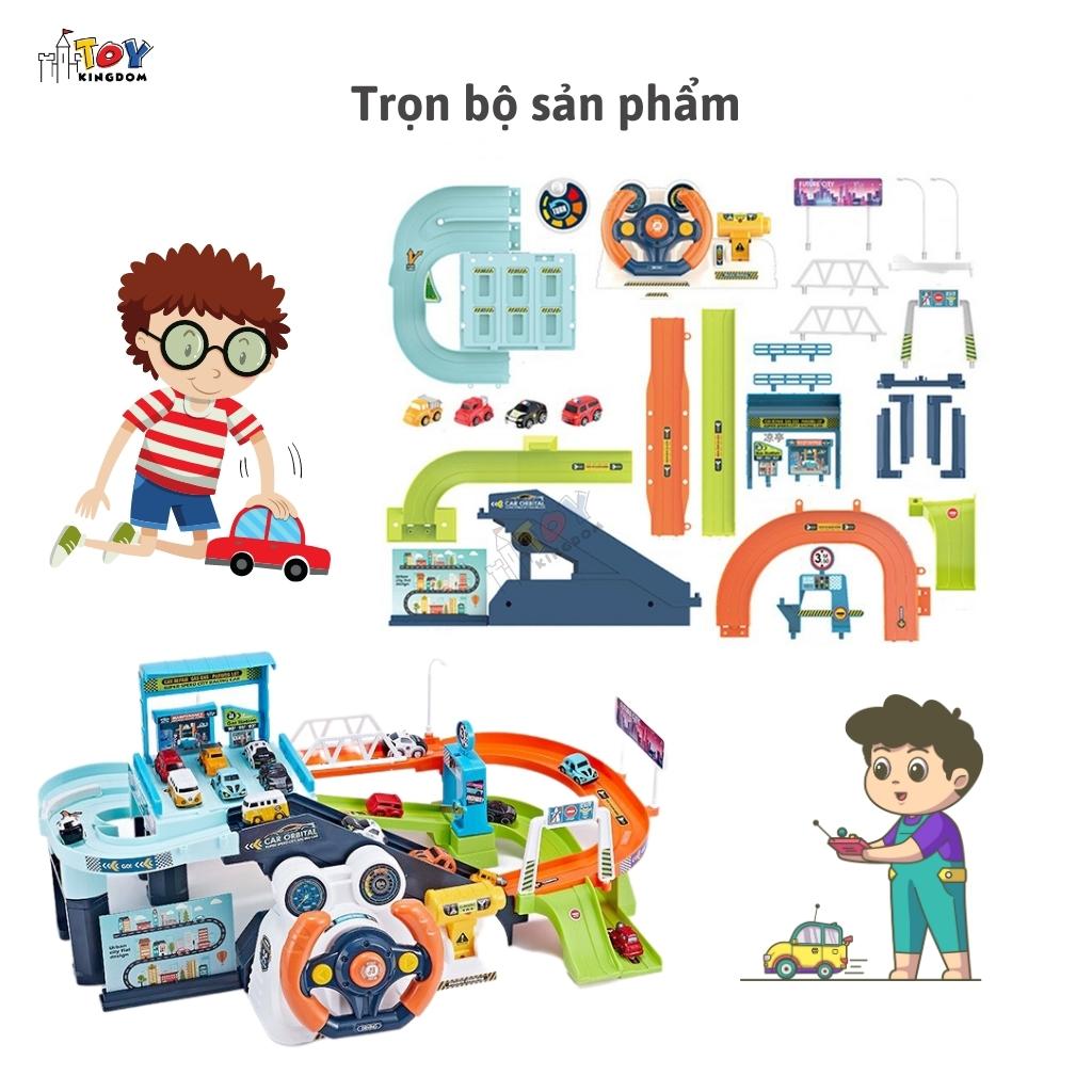 Bộ Đồ Chơi Lắp Ráp Nhà Để Xe Ô Tô Cho Bé