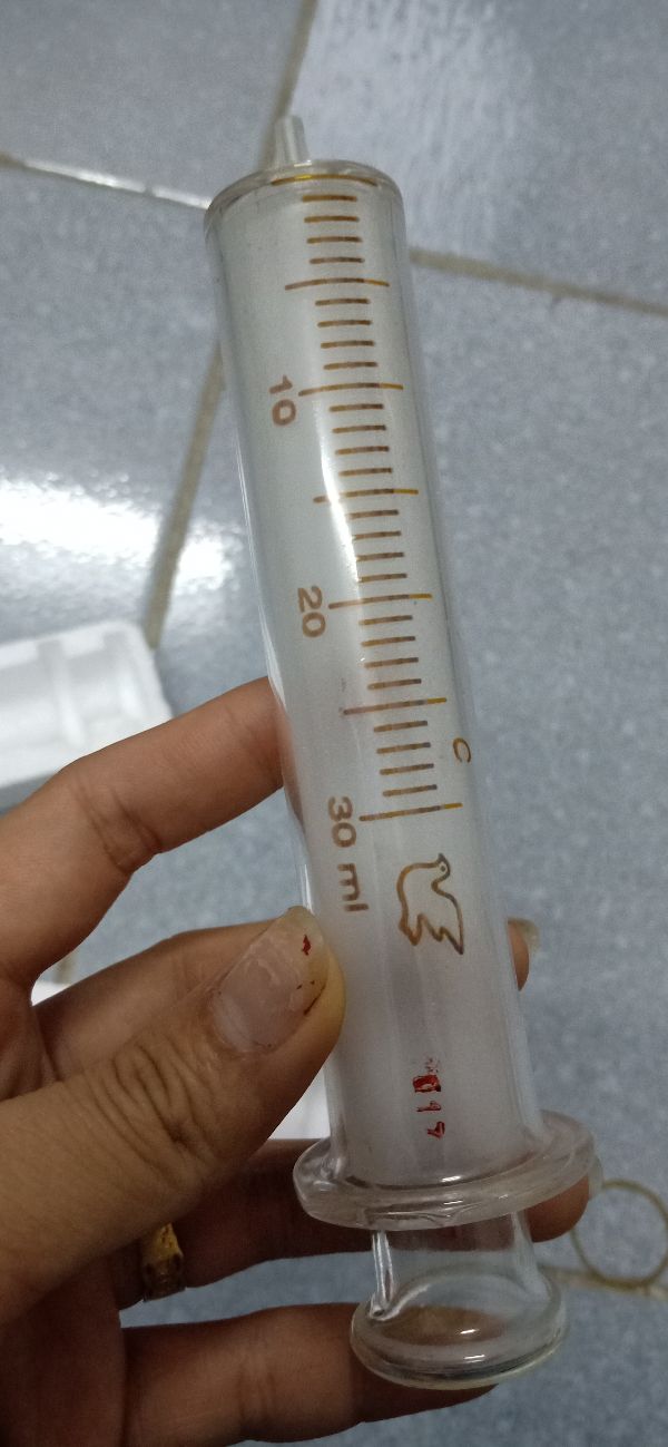 Xi Lanh Thủy Tinh Thụ Tinh Lợn 30Ml - 197