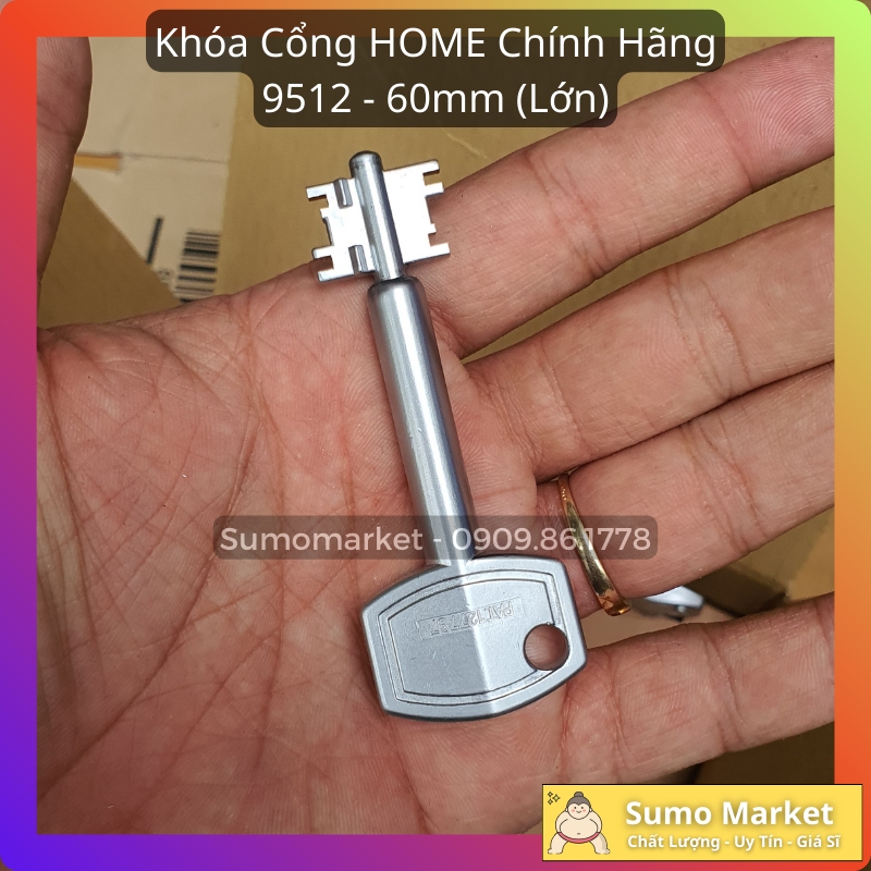 Khóa Cổng HOME - 9512, 60mm, Đài Loan (Lớn) [Chính Hãng]