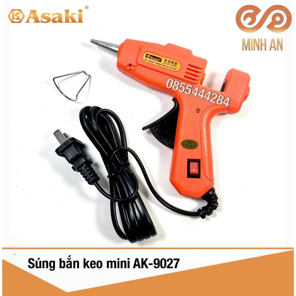 Súng Bắn Keo Nến Mini Asaki Ak-9027