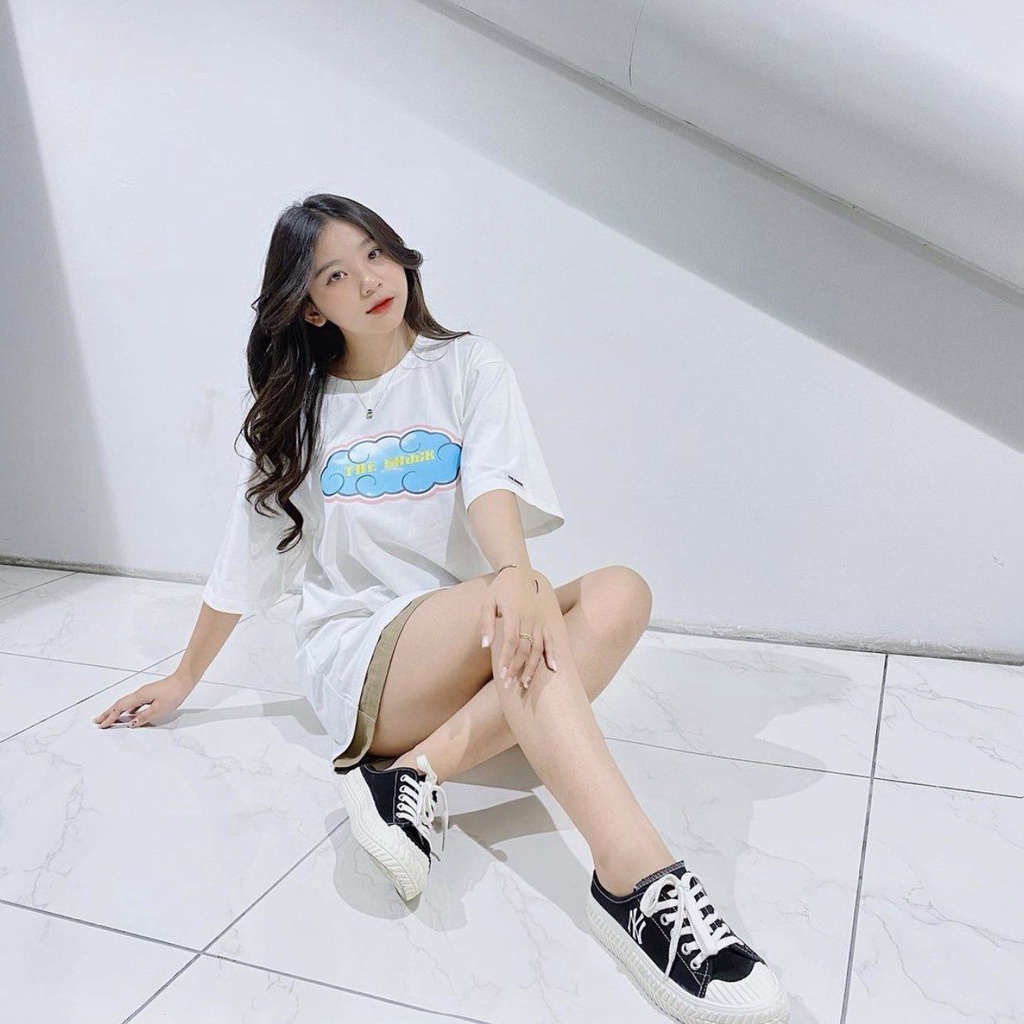 Tặng hộp, Bill và 1 bộ dây - Giày sục thể thao nam nữ MLB thêu chữ NY, size 36 đến 39.