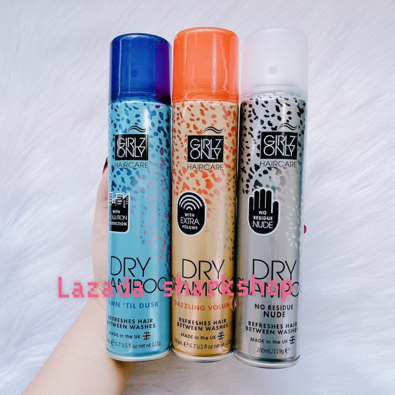 Dầu Gội Khô Dry Shampoo Girl Only Party Nights Dạng Xịt 200ml nhập khẩu