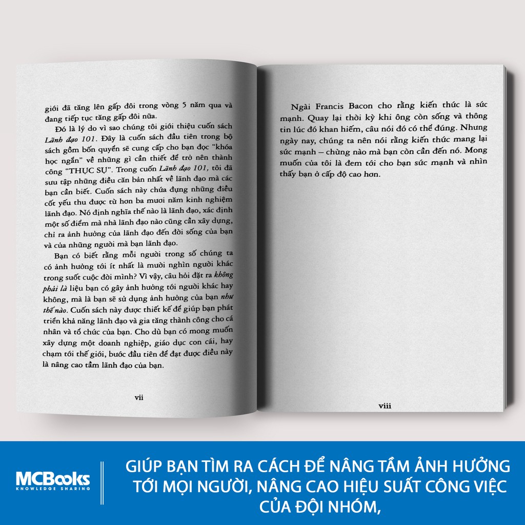 Sách - Leadership 101 - lãnh đạo 101 [MCBOOKS]
