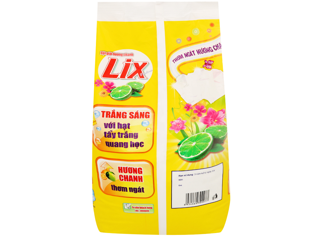 Bột giặt Lix Extra hương CHANH 5.5kg