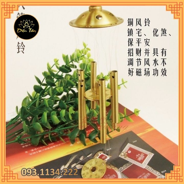brass wind chime