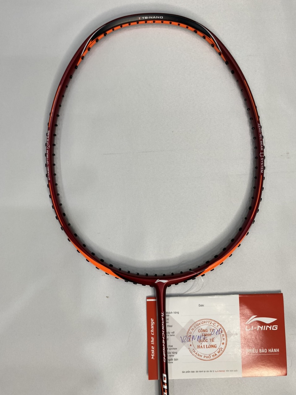 Vợt Cầu Lông Lining Turbo 01D Chính Hãng Tặng ( Quấn Cán + Công Căng Vợt + Bao Đựng Vợt )
