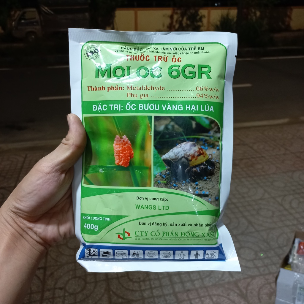 Thuốc trừ ốc sên, ốc bưu vàng - moi oc 6gr
