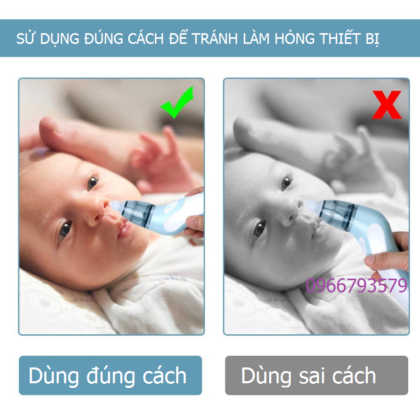 Máy hút mũi cầm tay cao cấp VANCOCON