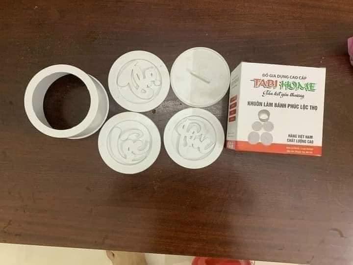 Combo bộ 3 khuôn xôi chữ phúc - lộc - thọ