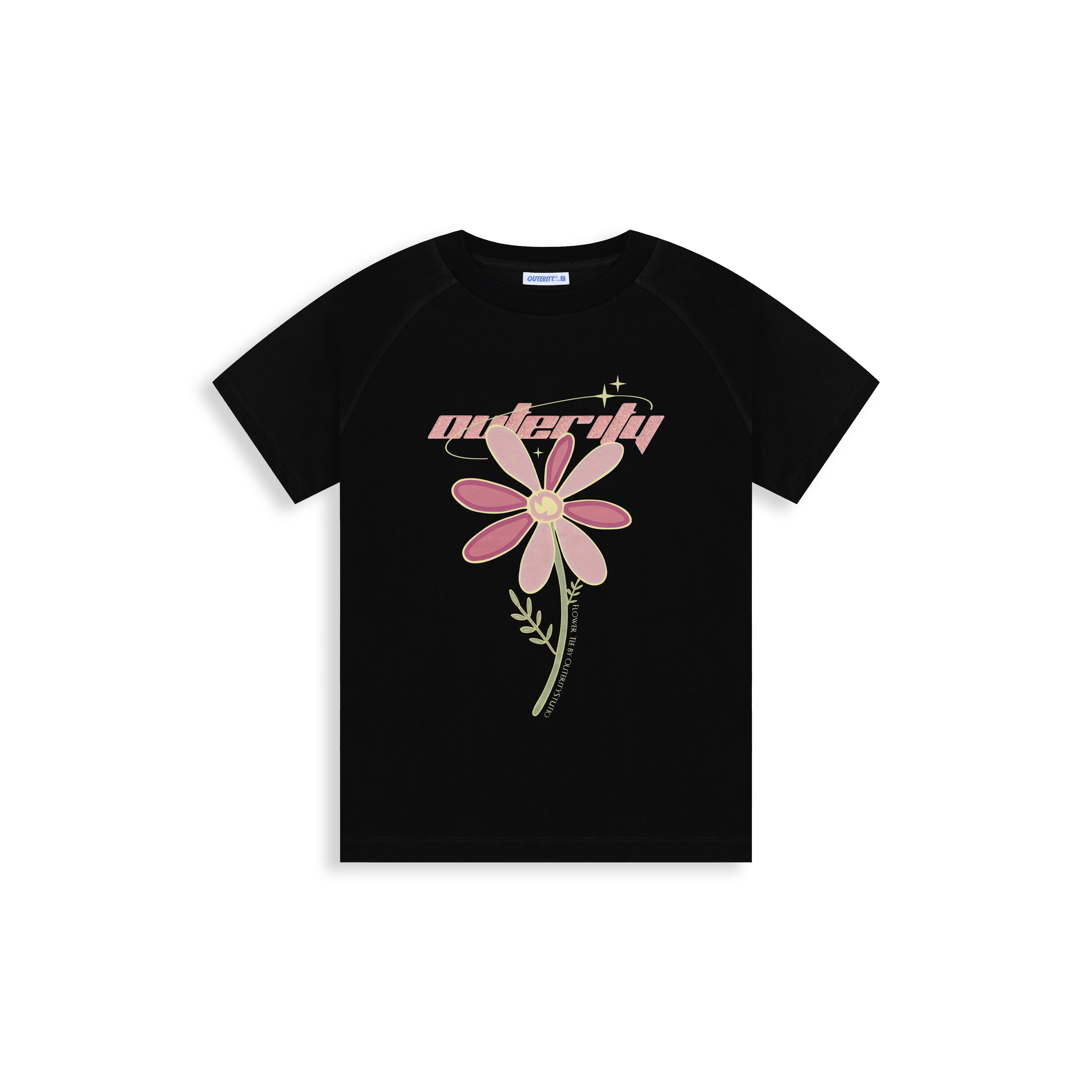 Áo thun nữ Baby Tee Thêu Outerity Daisy