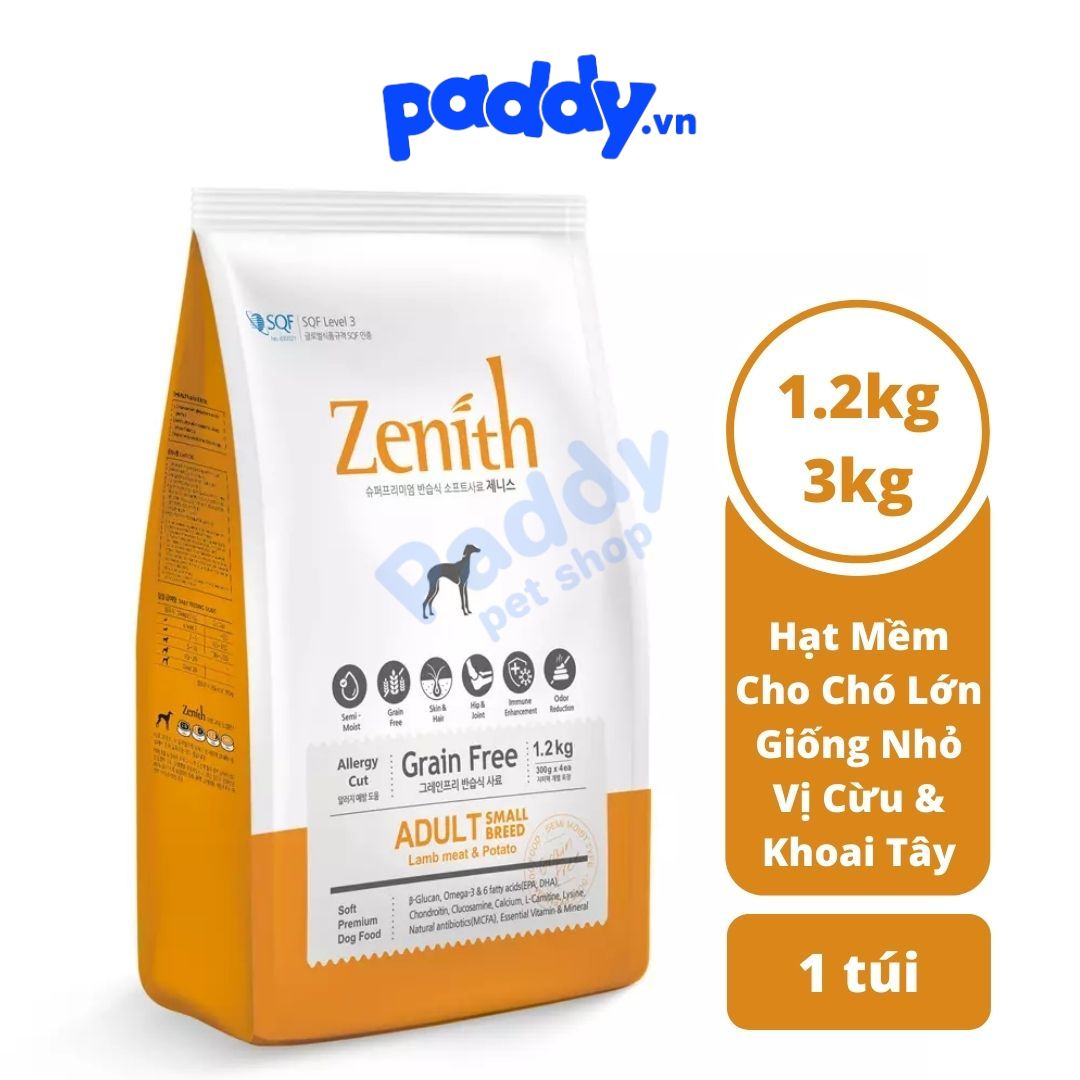Hạt Mềm Cho Chó Trưởng Thành Zenith Adult Original