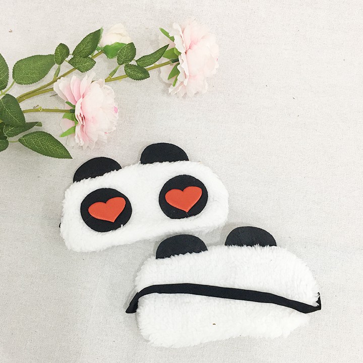 Set 2 Mặt nạ che mắt ngủ hình Gấu