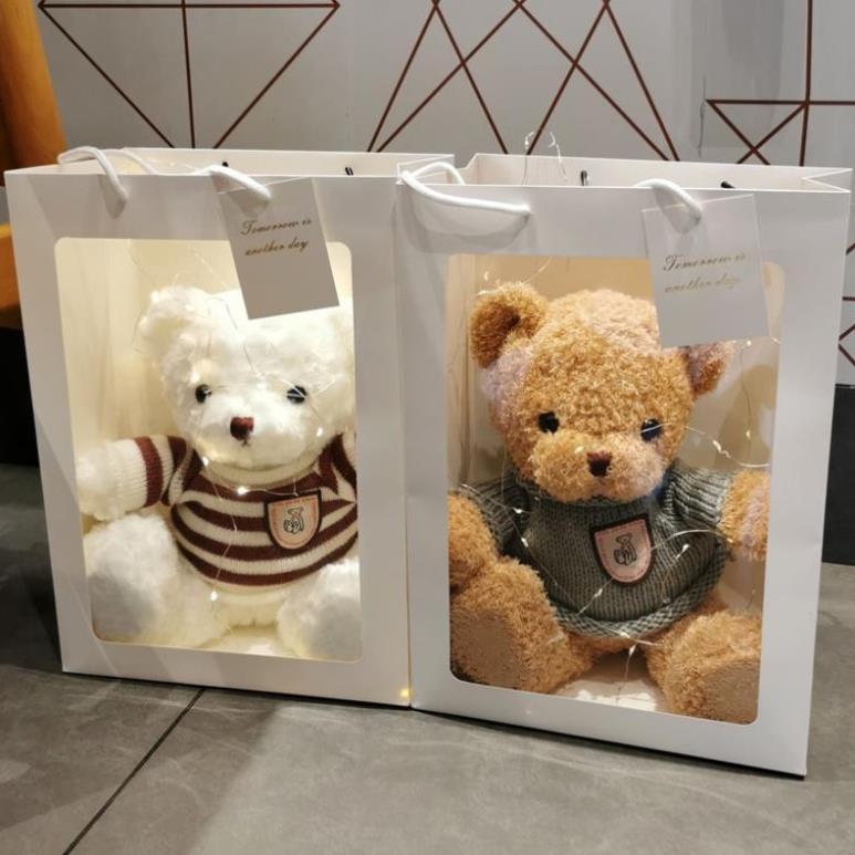 Thú nhồi bông, gấu bông teddy cao 30cm cao cấp