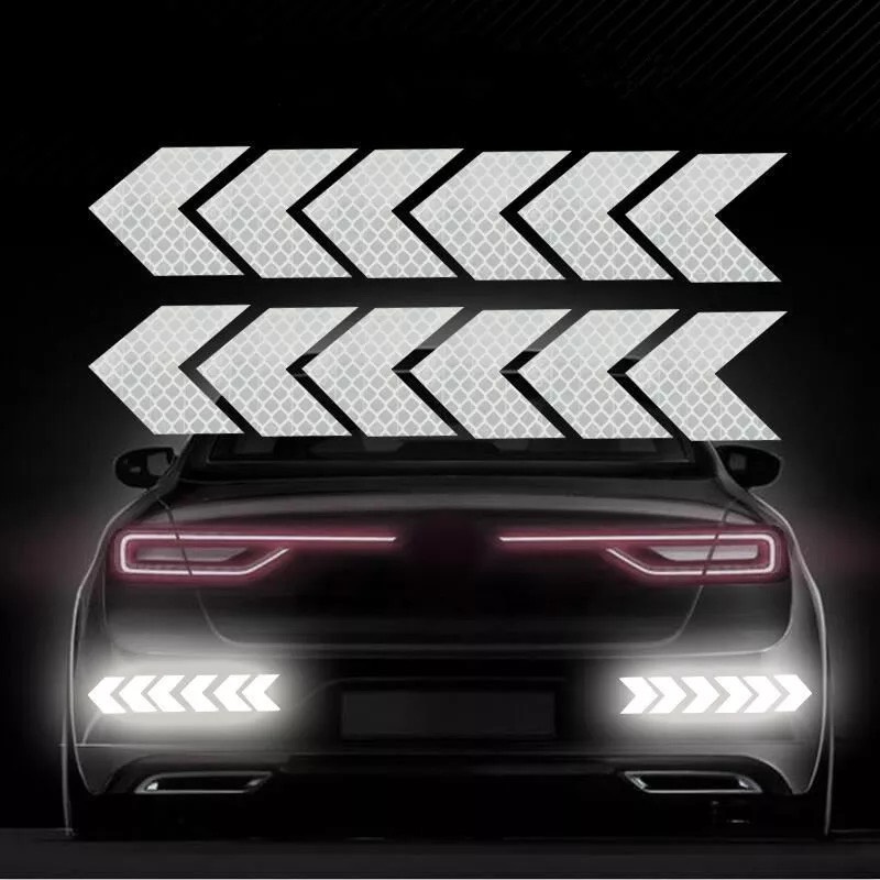 [HCM]Bộ 12 miếng decal phản quang trang trí xe máy ô tô