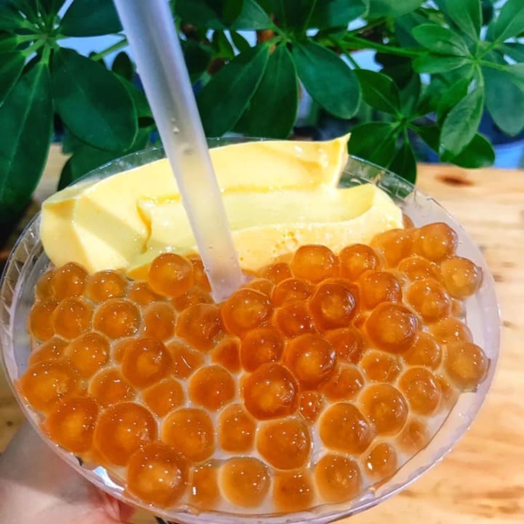 Trân Châu Hoàng Kim Krub.O Túi 500g - 1kg Topping Đậm Vị, Giòn Dai Hấp Dẫn