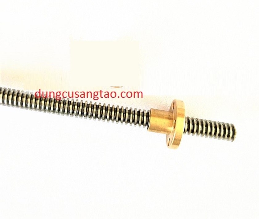 Vít me t screw inox 304 t8 mm dài 1m / thanh ren inox phi 8mm dài 1m