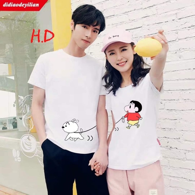 [HÀNG SIÊU CHẤT] Summer Áo phông Cặp Đôi Ngắn Tay Sáng Tạo 2020 Du Lịch Mùa Hè Selfie Thời Trang Áo Thun Đồ Đôi Bạn Gái Bạn Trai 100% Cotton