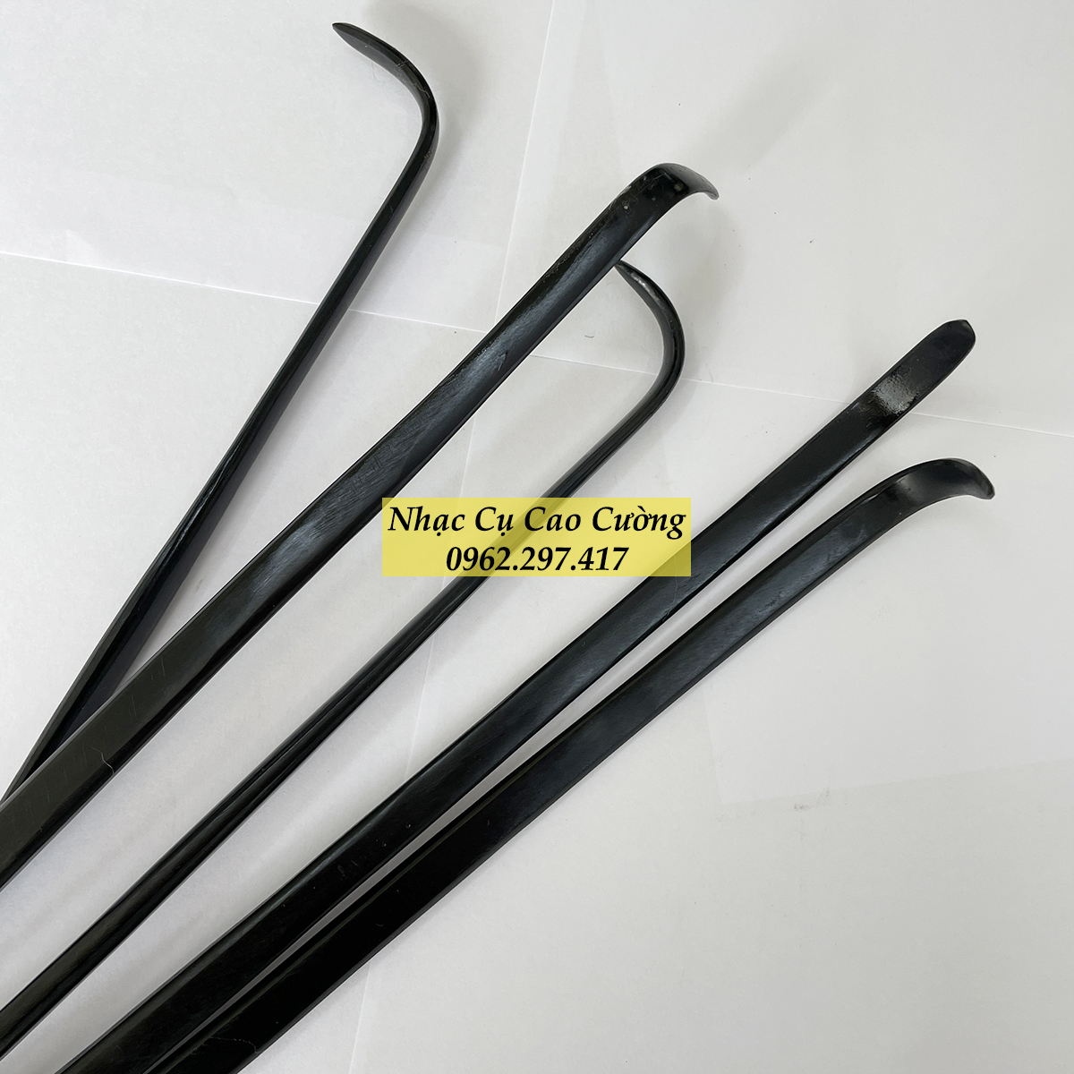 Cần Đàn Bầu 48cm Chất Sừng Nhạc Cụ Cao Cường