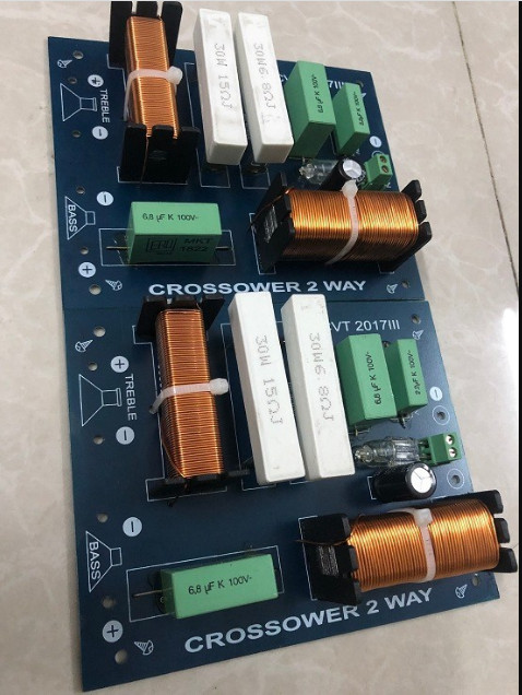 Mạch phân tần loa CVT-2017III 2 way 1 bass + 1 treble