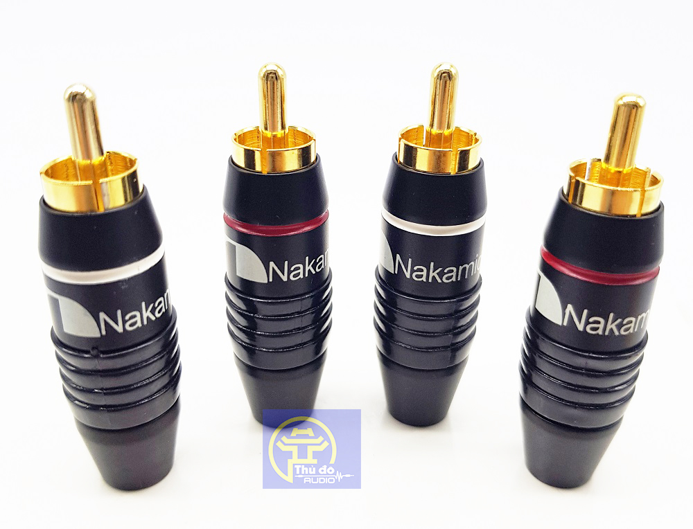 Bộ 4 Đầu hàn Jack AV / RCA / Hoa sen Nakamichi