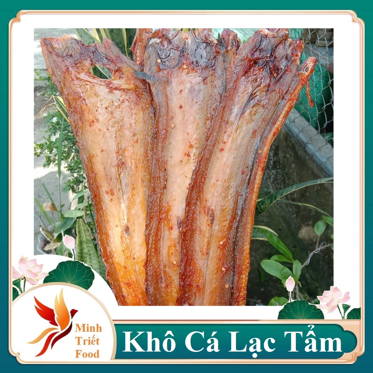 1 kg khô cá lạc tẩm cà mau 250gr 500gr khô cá lạc tẩm cà mau- đặc sản minh triết cà mau