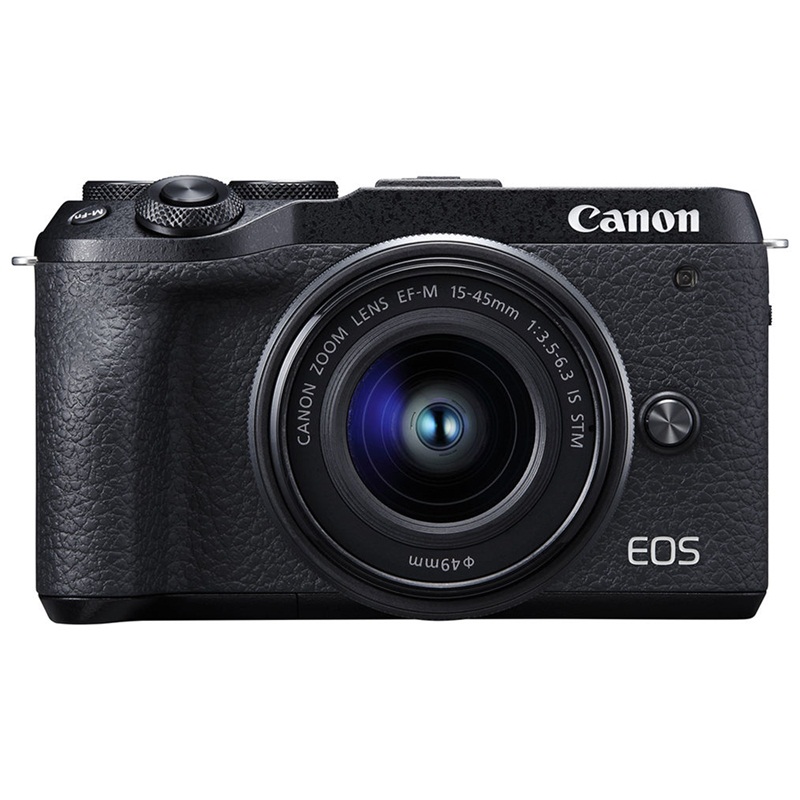 [FreeshipMAX] [HCM][Trả góp 0%]Canon EOS M6 Mark II + 15-45mm LBM