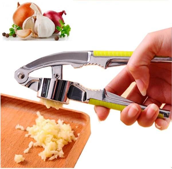 Dụng cụ Dập tỏi , Nghiền tỏi , Ép tỏi bằng inox, bấm tỏi
