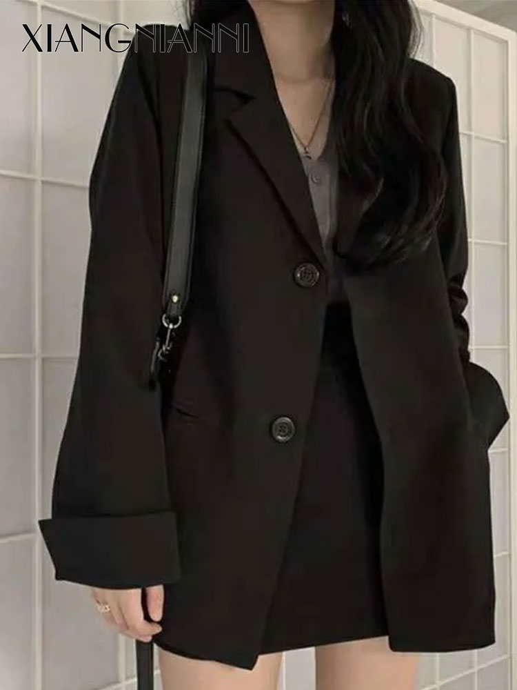 Xiang Nian Ni suit jacket for women fashion Korean style loose small suit