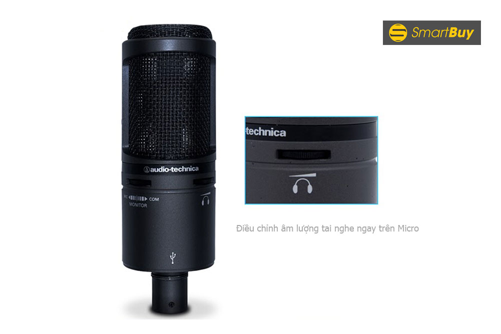 Micro thu âm Audio Technica AT2020USB+