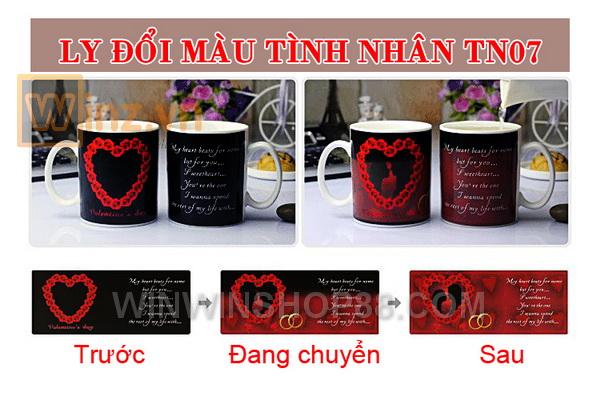 [HCM]Ly đổi màu tình nhân TN07 (Màu đen)