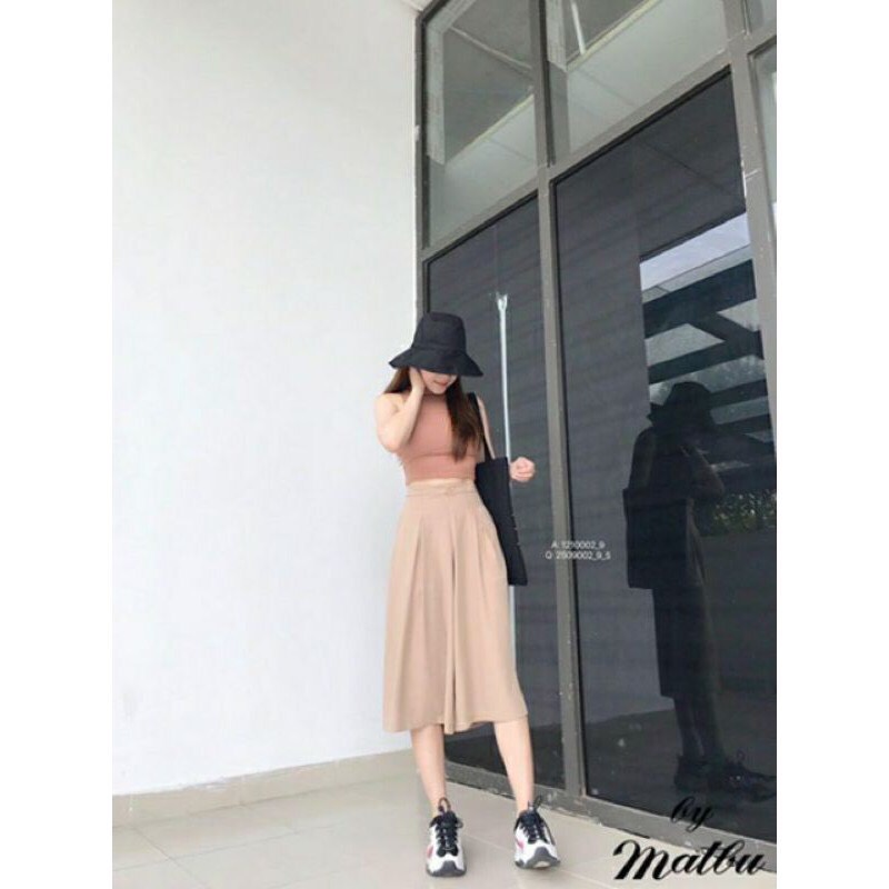 QUẦN LỬNG ỐNG RỘNG XẾP LY chất đũi nhật