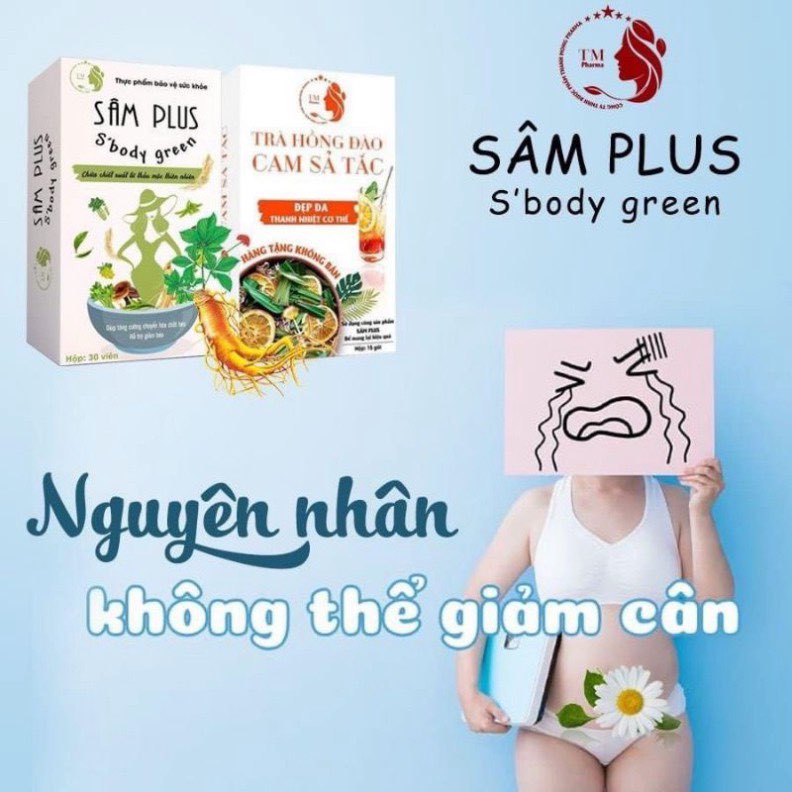Sâm plus# s’body green giảm cân đẹp dáng k lo tăng cân trở lại hàng chính hãng