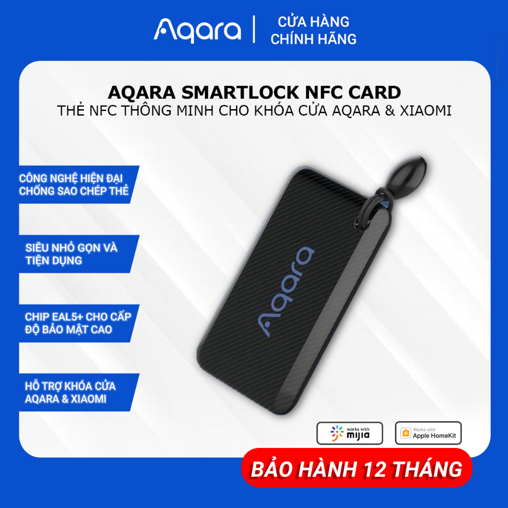 Thẻ NFC Aqara Dành Cho Khóa Thông Minh Aqara Xiaomi