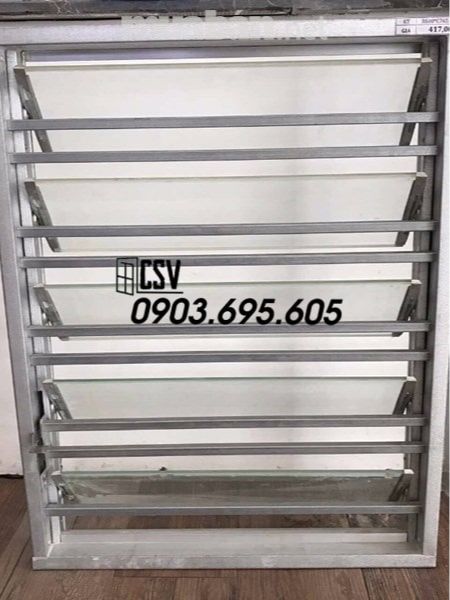 Thanh Chớp gió cửa sổ nhôm các độ dài.
