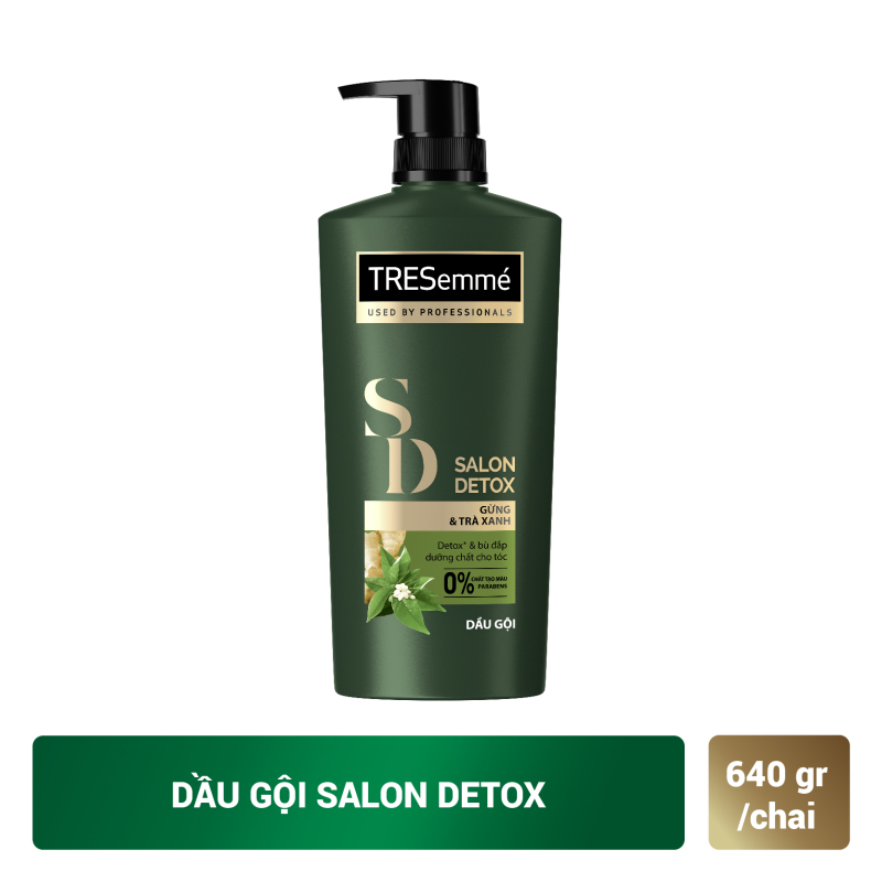 Dầu Gội Tresemmé Salon Detox Tóc Chắc Khoẻ (640g)