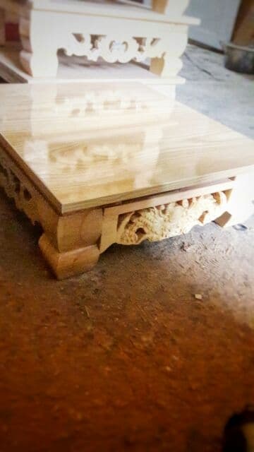 Bàn ô sin gỗ sồi 40 x 60 cm