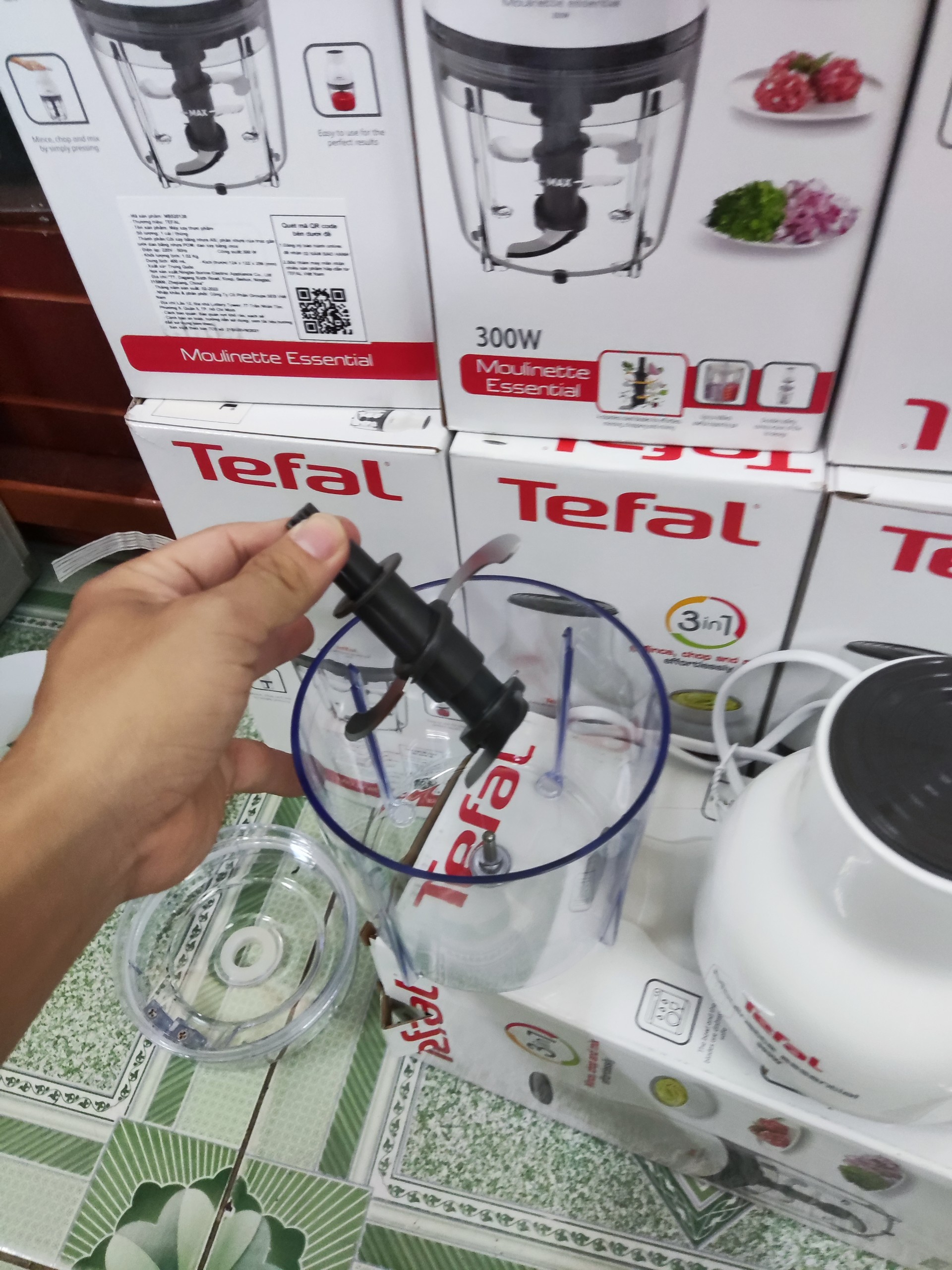 Máy xay thực phẩm Tefal Essential MB520138