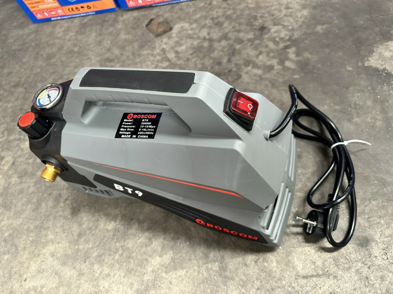 Máy Rửa Xe Chỉnh Áp BOSCOM BT9 3000W