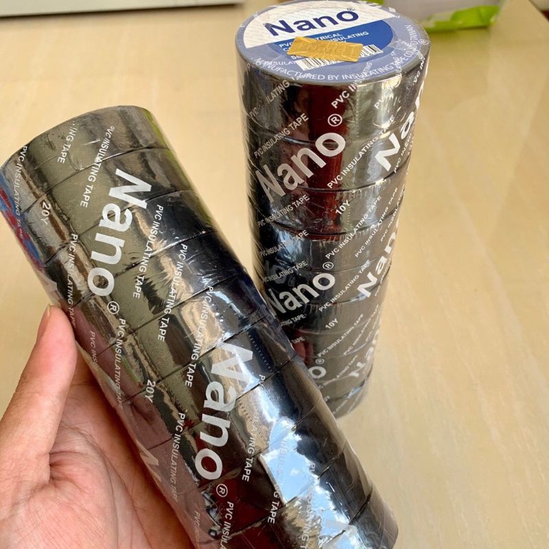 Băng keo đen nano 10ya 20yard