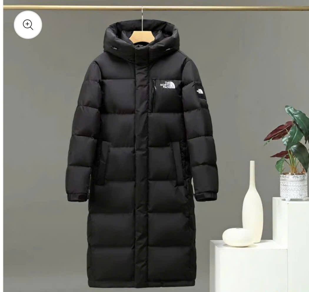 Áo Khoác Lông Vũ Nam The North Face Mangto dáng dài - dày HÀNG XỊN XUẤT DƯ - Áo Phao Nam Giữ Nhiệt Cực Ấm