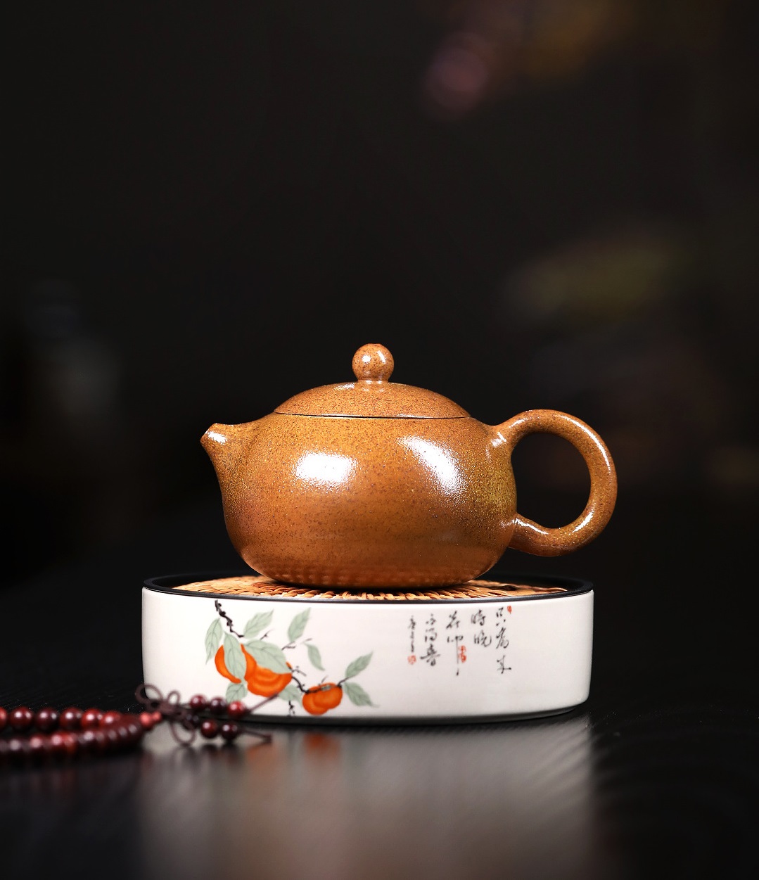 Ấm tử sa nghi hưng tây thi hỏa biến 300 ml