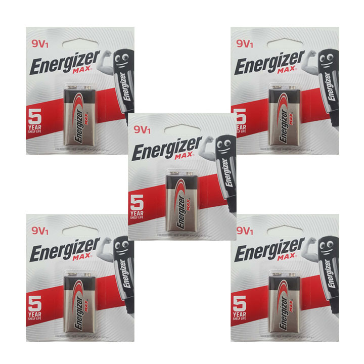 Pin Energizer 9V max 522 bp1, 6LR61, Pin đàn guitar